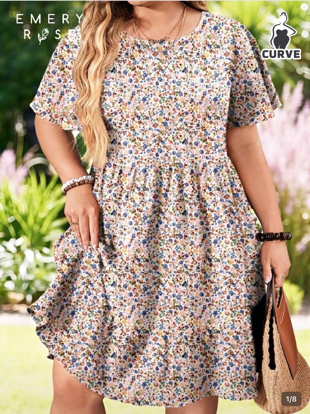 Floral dress XL